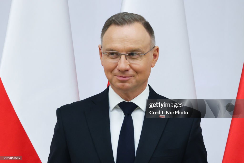 President Andrzej Duda In Krakow, Poland