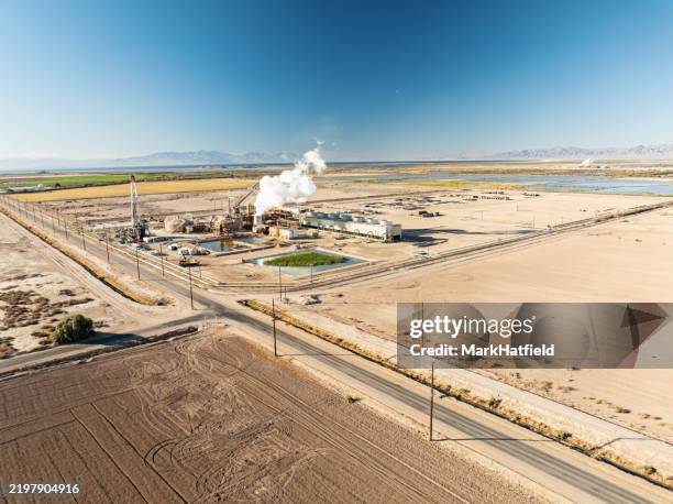 geothermal power plant - geothermal power station stock pictures, royalty-free photos & images