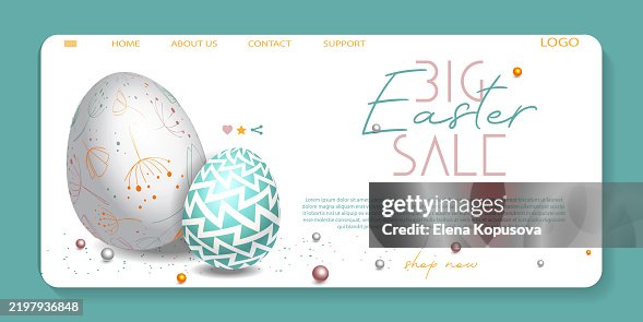 Colorful Easter eggs with decorative pattern with sugar sprinkles on an white background. Creative spring Easter web template with copy space. Colorful Easter eggs with decorative pattern with sugar sprinkles on an white background. Creative spring Easter web template with copy space.