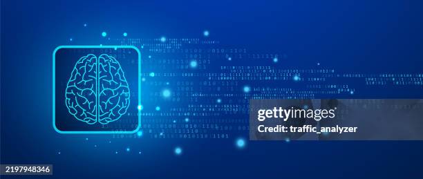 brain - artificial intelligence - natural language processing stock illustrations