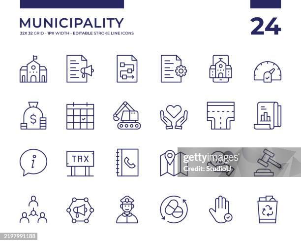 stockillustraties, clipart, cartoons en iconen met municipality - plaatselijk overheidsgebouw