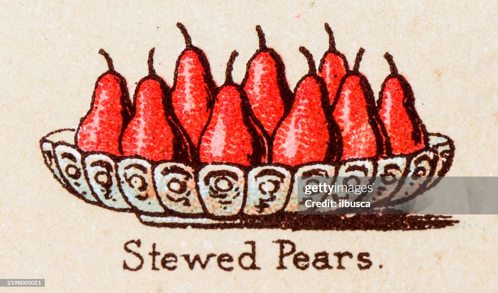 19th Century recipes: Fruit and Dessert, Stewed Pears
