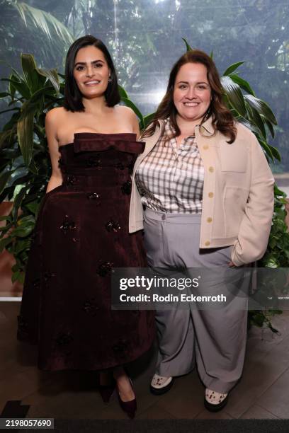Nava Mau and Jessica Gunning attend the AFI Awards at Four Seasons Hotel Los Angeles at Beverly Hills on February 06, 2025 in Los Angeles, California.