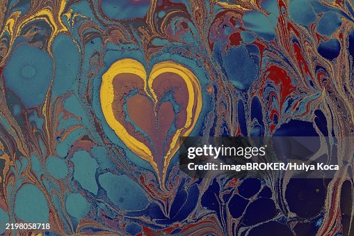 Ebru marble conch effect surface pattern design for print Ebru marble conch effect surface pattern design for print
