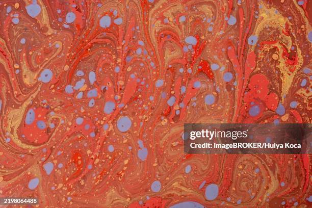 ebru marble conch effect surface pattern design for print - conch stock illustrations
