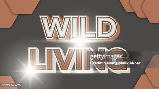 Living Text Wild Living Text Effect Alphabet 3d Design And Colorful Editable Text ...