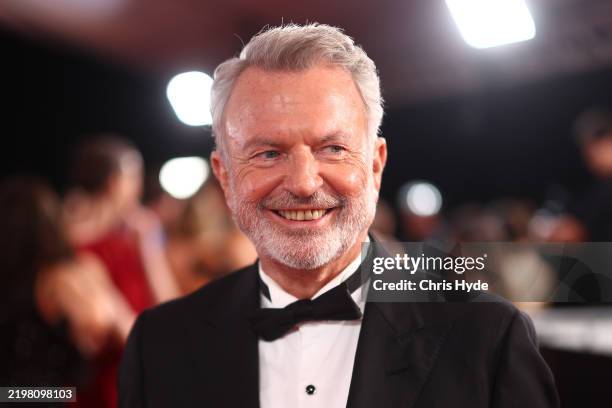Sam Neill attends the 2025 AACTA Awards Presented By Foxtel Group at HOTA on February 07, 2025 in Gold Coast, Australia.