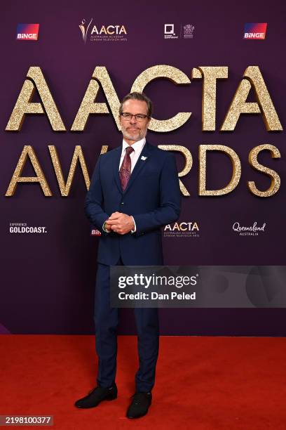 Guy Pearce attends the 2025 AACTA Awards Presented By Foxtel Group at HOTA on February 07, 2025 in Gold Coast, Australia.