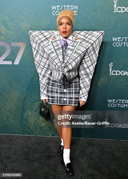 Janelle Monáe attends the 27th Annual Costume Designers Guild Awards at The Ebell of Los Angeles on February 06, 2025 in Los Angeles, California.