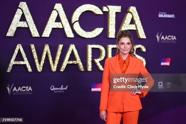 Genevieve Hegney attends the 2025 AACTA Awards Presented By Foxtel Group at HOTA on February 07, 2025 in Gold Coast, Australia.