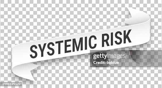 System Risk Symbol Systemic Risk 3d Banner On Transparent Background High-Res Vector ...