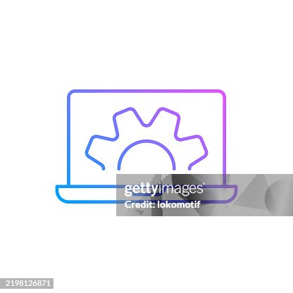 Computer Programming Gradient Color Line Icon. The Icon is suitable for web design, mobile apps, UI, UX, and GUI design. Computer Programming Gradient Color Line Icon. The Icon is suitable for web design, mobile apps, UI, UX, and GUI design.