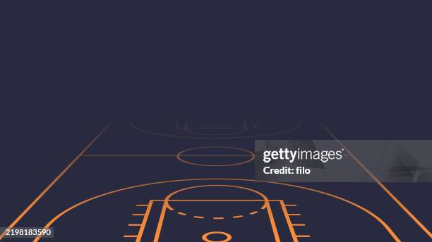 hintergrund des basketballspielplatzes - basketball stock-grafiken, -clipart, -cartoons und -symbole