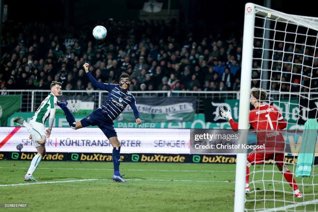 SC Preußen Münster v Hamburger SV - Second Bundesliga