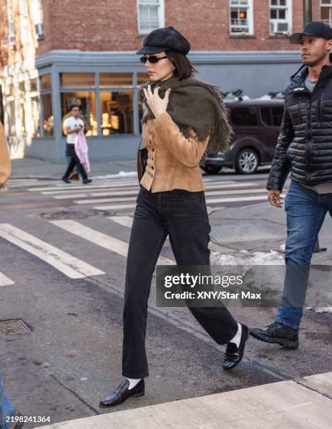 Kendall Jenner is seen on February 10, 2025 in New York City.