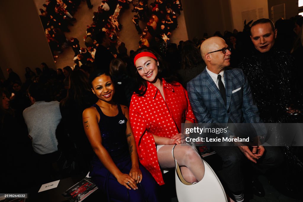 Myha'la, Lola Tung, Ritchie Jackson, Jordan Roth at the Tory Burch ...