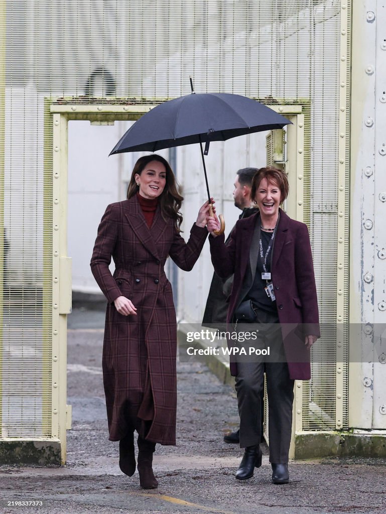 The Princess Of Wales Visits An 'Action For Children' Mother And Baby Unit