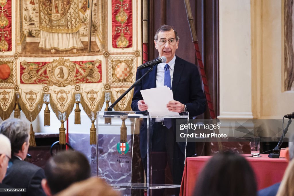 The Press Conference To Present The Activities Of The Asian Development Bank And The Next Annual Meeting At Palazzo Marino In Milan