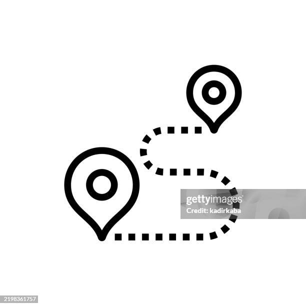 symbol für standort und ziellinie. - erforschung stock-grafiken, -clipart, -cartoons und -symbole