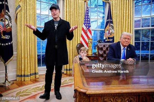 Elon Musk Joins President Trump For Signing Executive Orders In The Oval Office Elon Musk Joins President Trump For Signing Executive Orders In The Oval Office