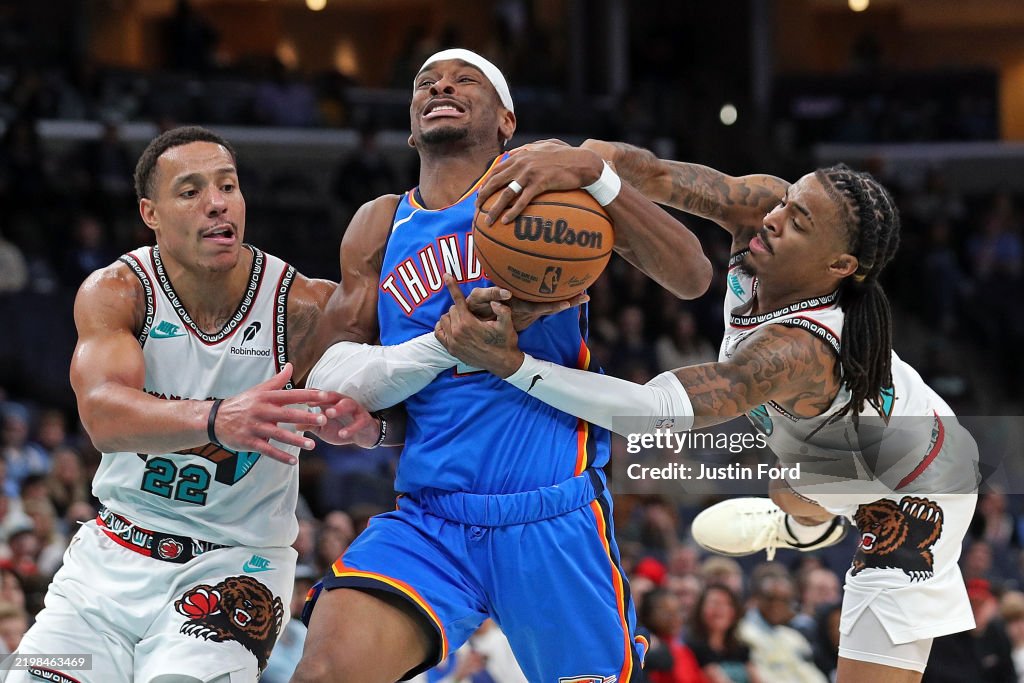 Oklahoma City Thunder v Memphis Grizzlies