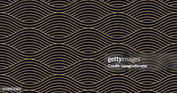 nahtloses japanisches wellenmuster - rautenmuster stock-grafiken, -clipart, -cartoons und -symbole