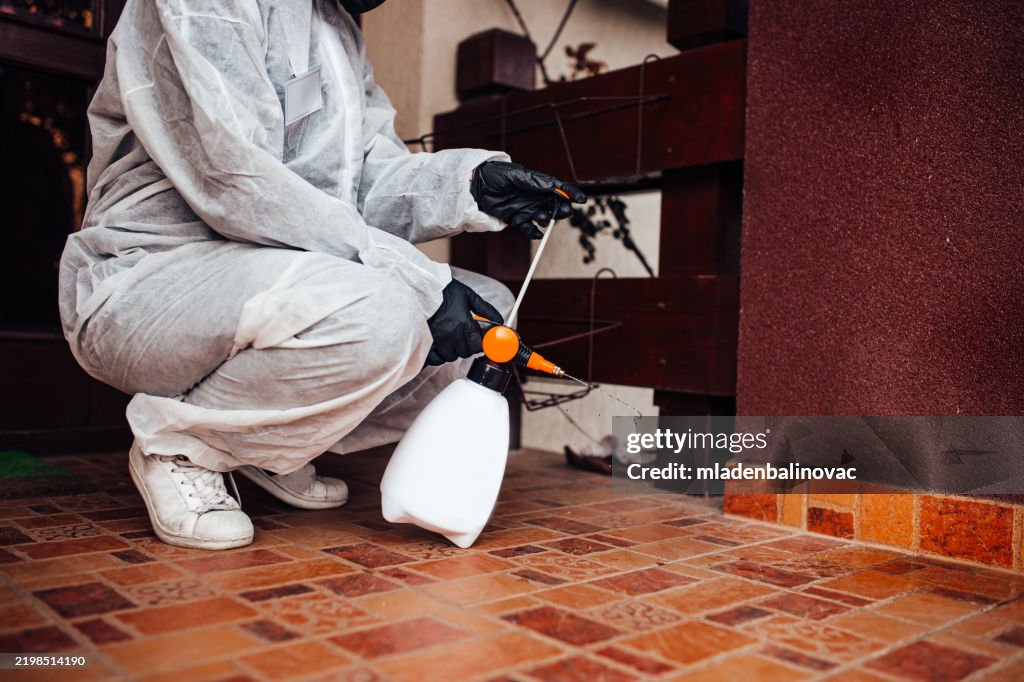 Spraying, disinfection and decontamination