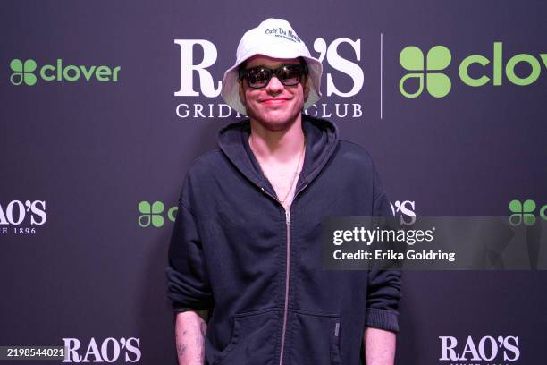 Pete Davidson attends Rao's Restaurant and Fini's Pizza 2025 Big Game Pop-Up powered by Clover on February 08, 2025 in New Orleans, Louisiana.