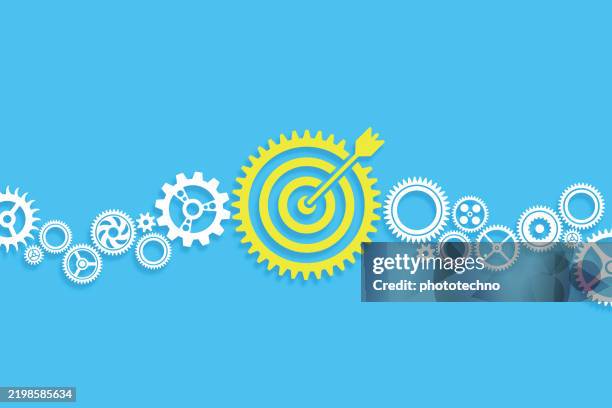 service solution concepts with gears - cog stock illustrations