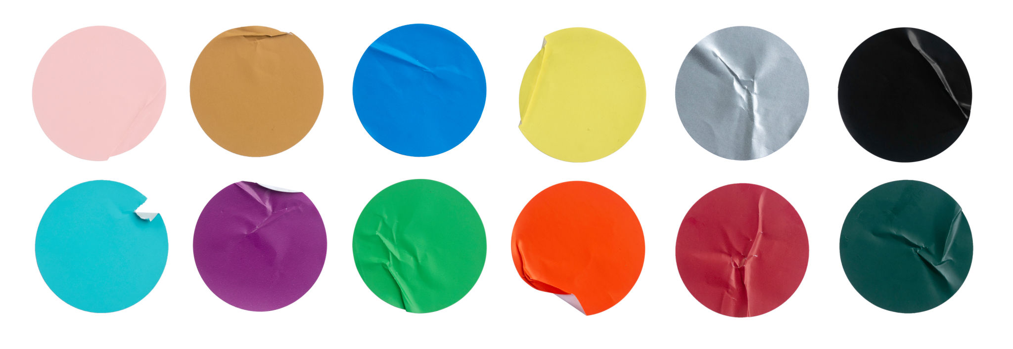 colorful construction stickers