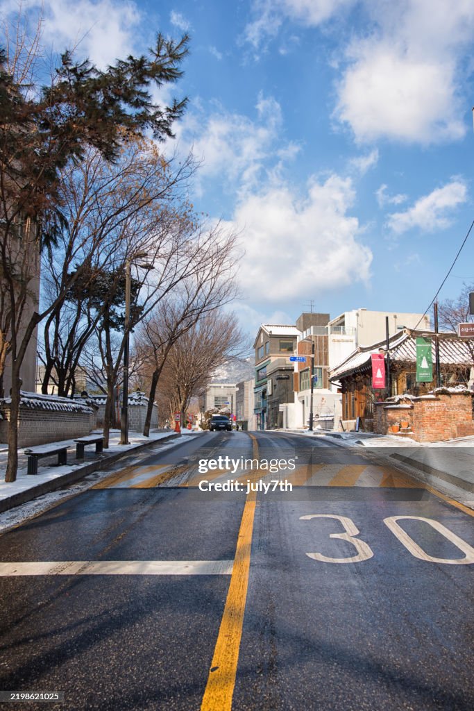 Winter Backstreet of Seoul