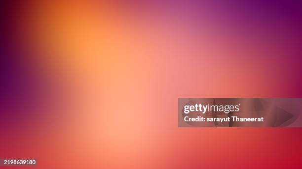 background blur colorful orange purple blue - oranger hintergrund stock-fotos und bilder