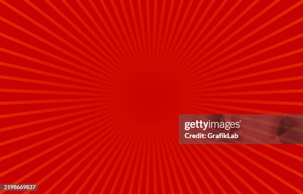 red abstract background with radiant sunburst pattern - web development abstract stock illustrations