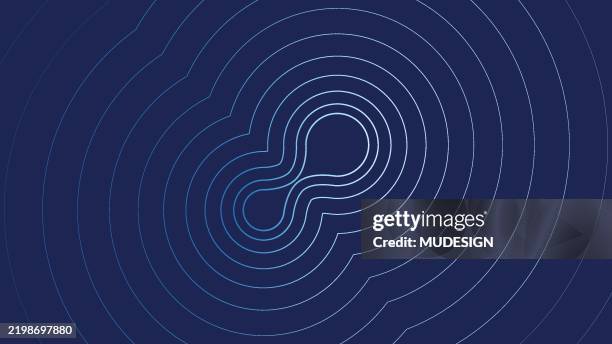 illustrazioni stock, clip art, cartoni animati e icone di tendenza di illustrazione astratta delle cellule tumorali - struttura cellulare