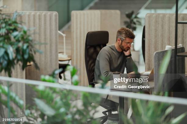 Man Working In Cubicle 3,457 Man Computer Office Cubicle Stock Photos, High-Res Pictures, and ...