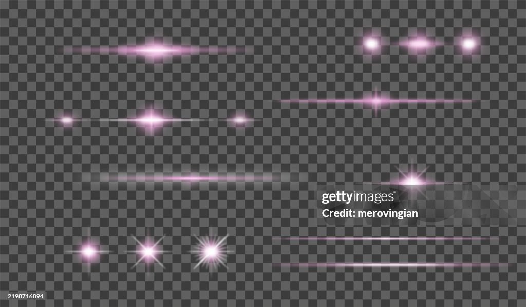 Led Effect Pink Light Flash Effects Pink Version Dynamic Light Lighting Effect High-Res ...