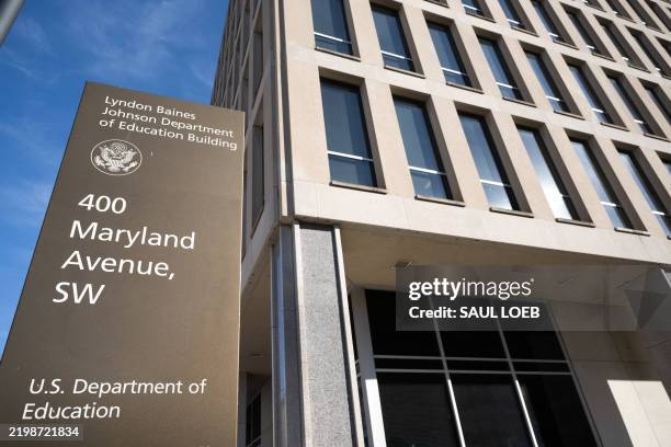 The US Department of Education building is seen in Washington, DC, February 13, 2025.