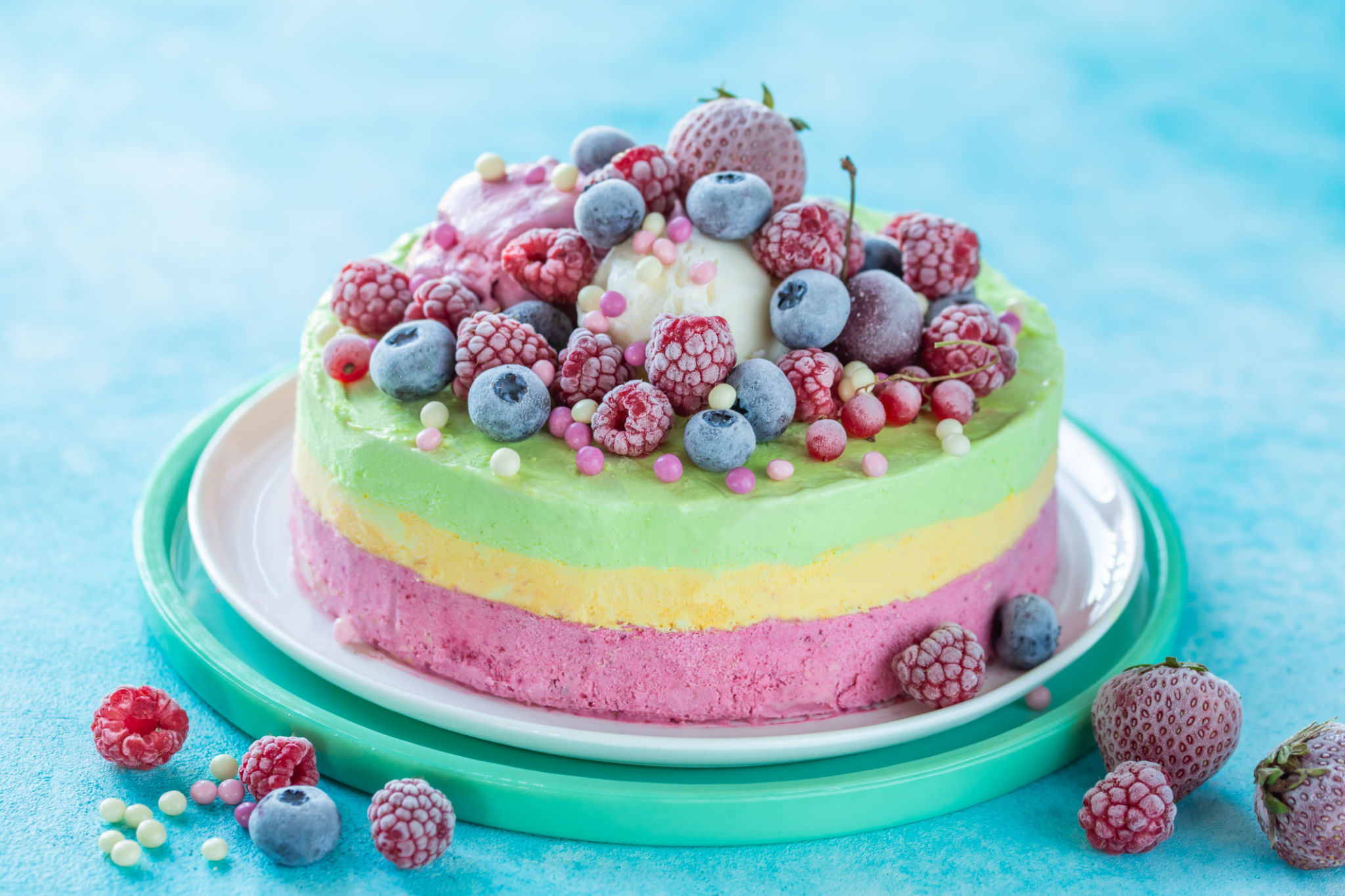 layered ice cream