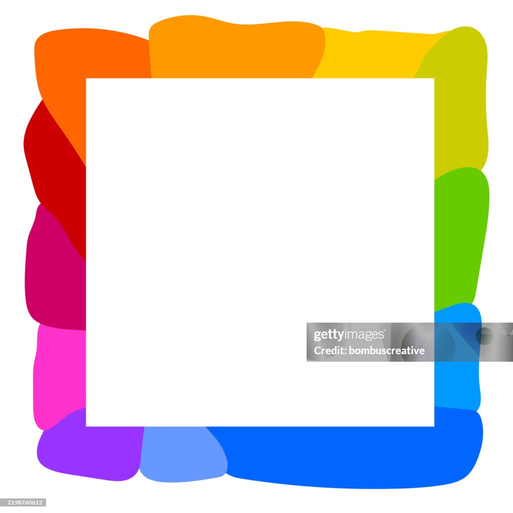 Template Frames Color Colorful Frame Template High-Res Vector Graphic - Getty Images