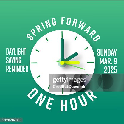 Daylight Saving Time Ends Spring Forward March web banner design template with clock and calendar date set clocks forward one hour Daylight Saving Time Ends Spring Forward March web banner design template with clock and calendar date set clocks forward one hour