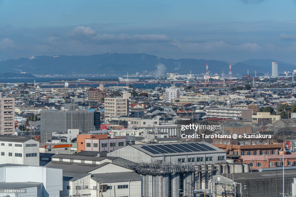 The residential district in Aichi of Japan
