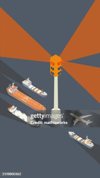 tariffs - red light portrait stock illustrations