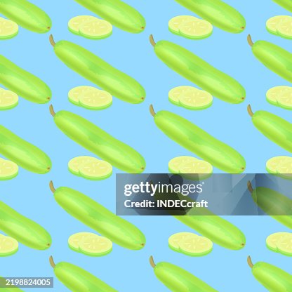 Bottle gourd seamless pattern Bottle gourd seamless pattern