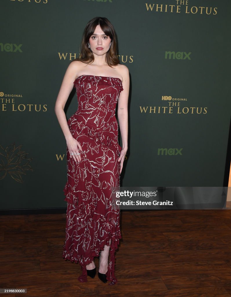 Los Angeles Premiere Of HBO Original Series "The White Lotus" Season 3 - Arrivals