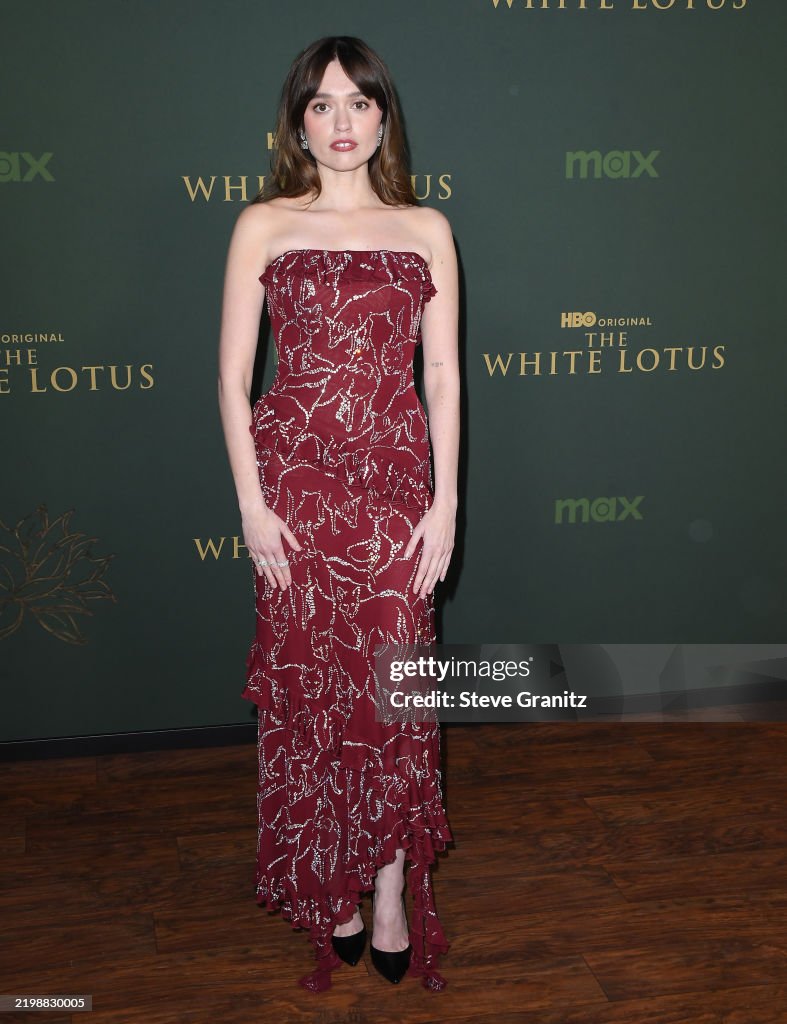 Los Angeles Premiere Of HBO Original Series "The White Lotus" Season 3 - Arrivals
