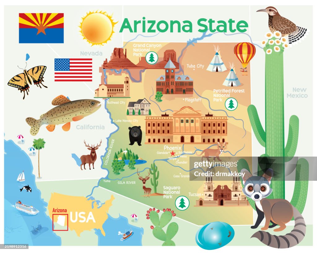 Arizona State Map