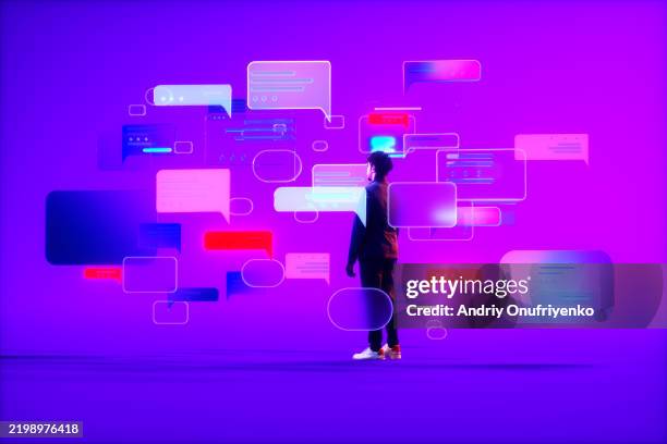pop up chat icons - comprehend stock pictures, royalty-free photos & images