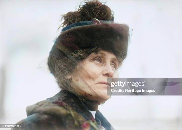 Mrs. Pankhurst, between circa 1910 and circa 1915. . Creator: Bain News Service.