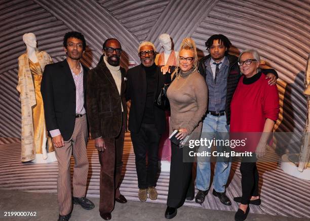 Evan Hall, Kevan Hall, Vondie Curtis Hall, Kasi Lemmons, Henry Hunter Hall, and Deborah Lee attend Japan Airlines presents Journey To Japan, a...