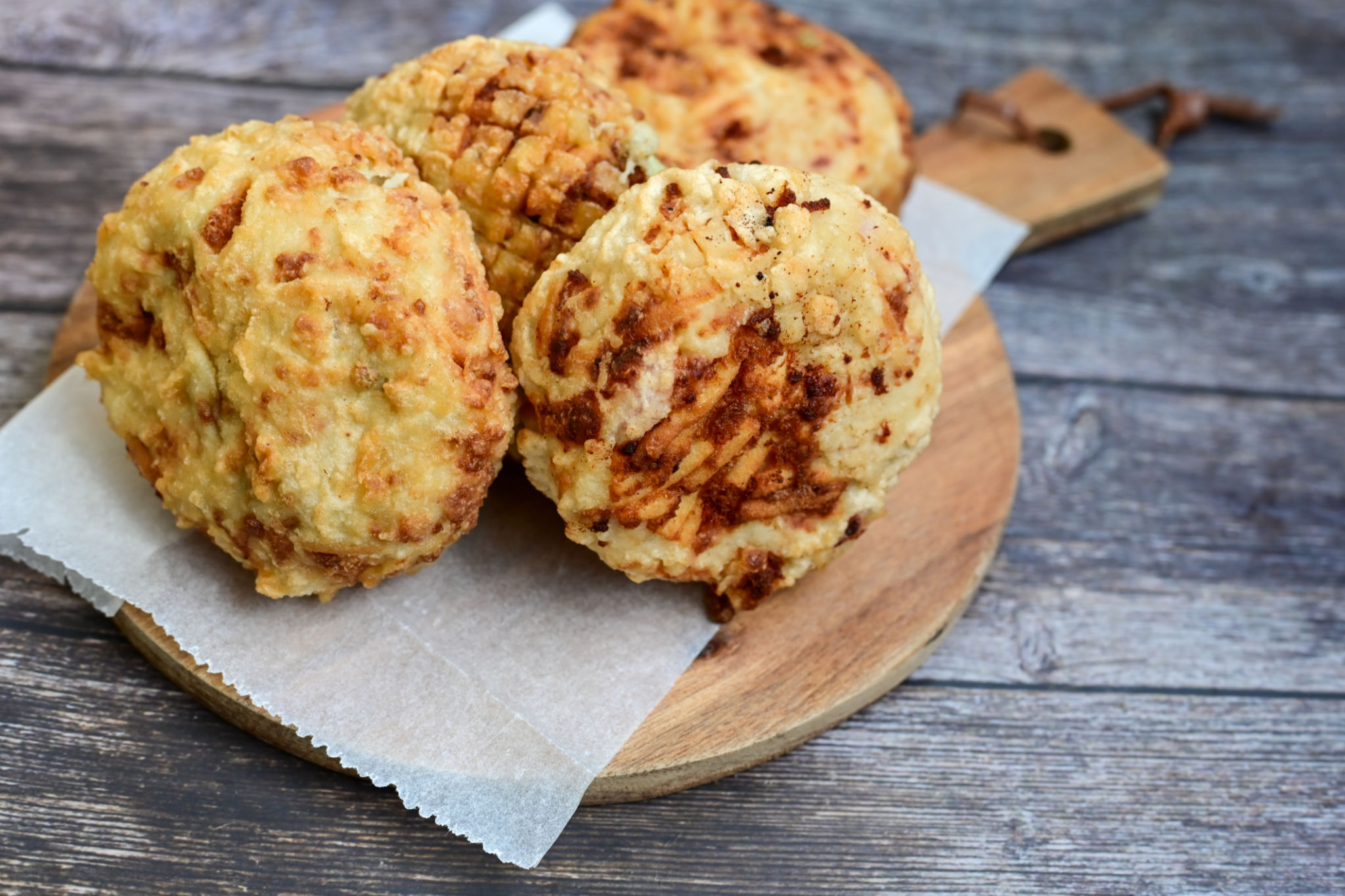 Frittatina di Pasta.Neapolitan Fried Pasta Street Food Frittatina di Pasta.Neapolitan Fried Pasta Street Food